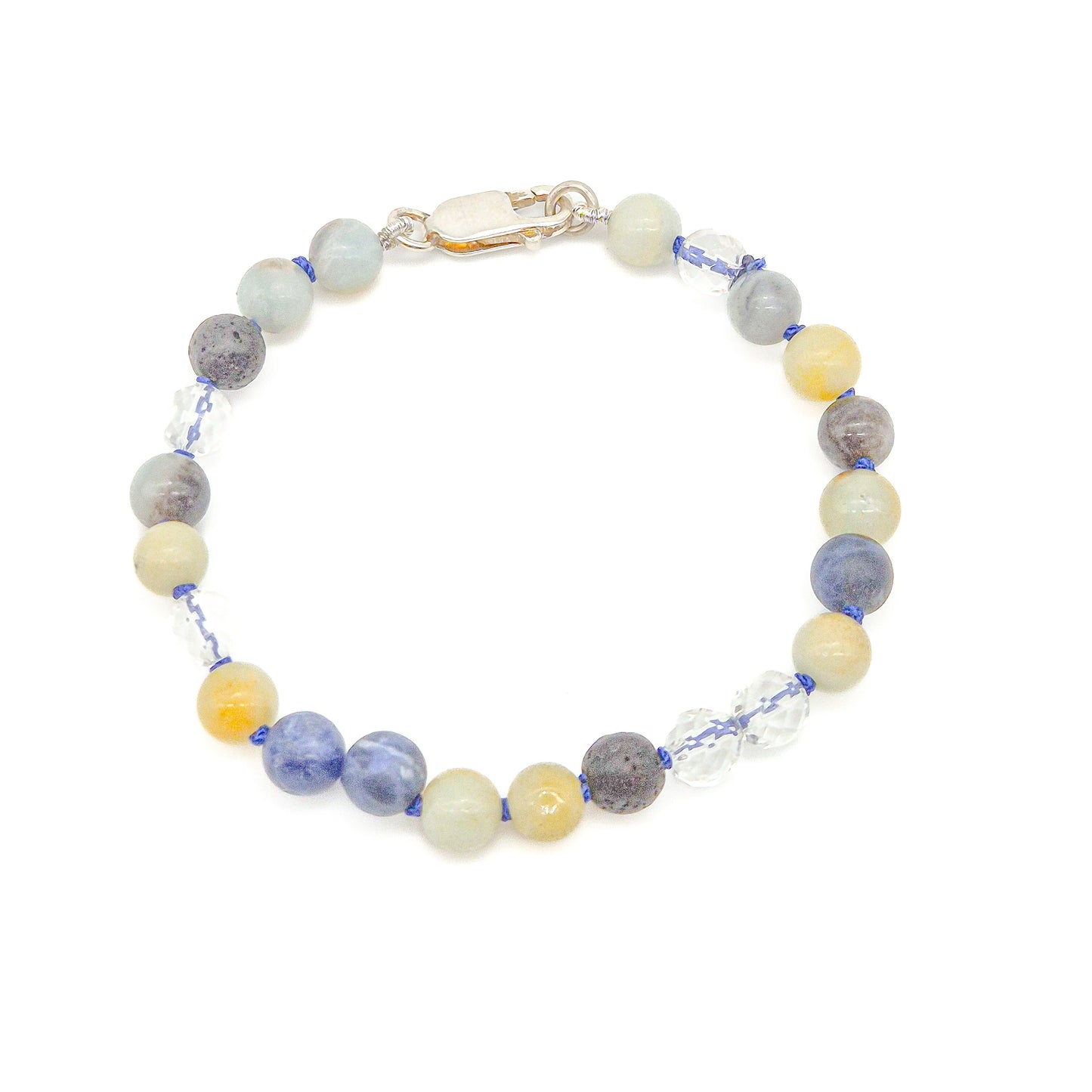 Mix-edelstenen armband