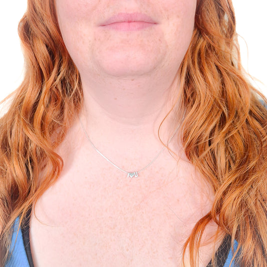 Anker collier + letter (14k roodgoud - PRE-ORDER)