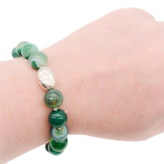Agaat armband - groen
