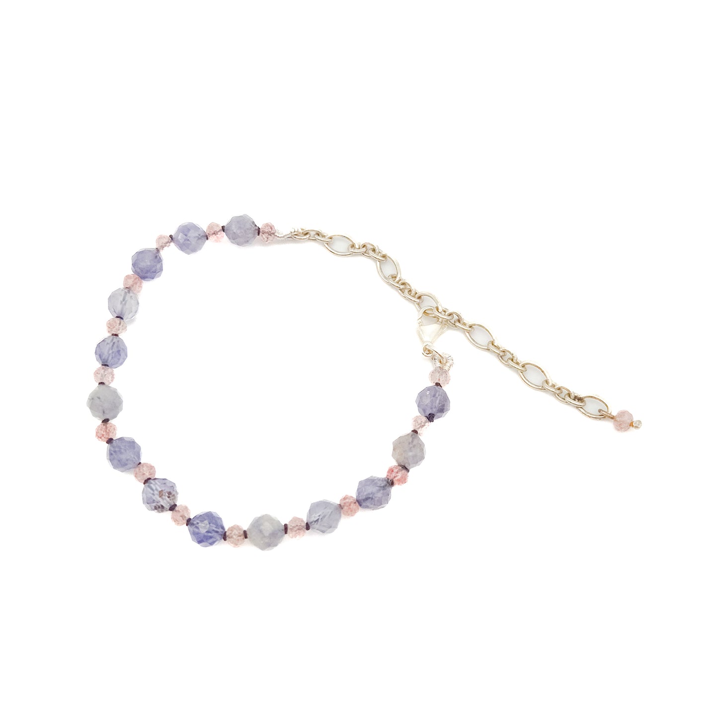 Hematietkwarts & Ioliet armband