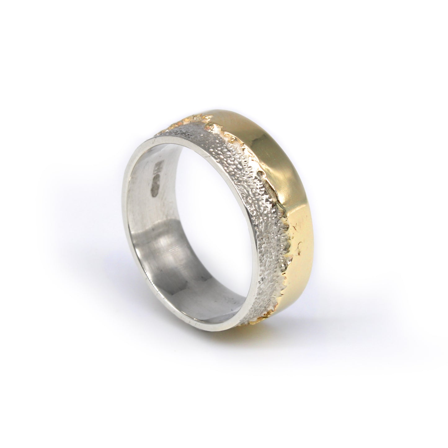 Ring bergen (14krt geelgoud / Sterling zilver)