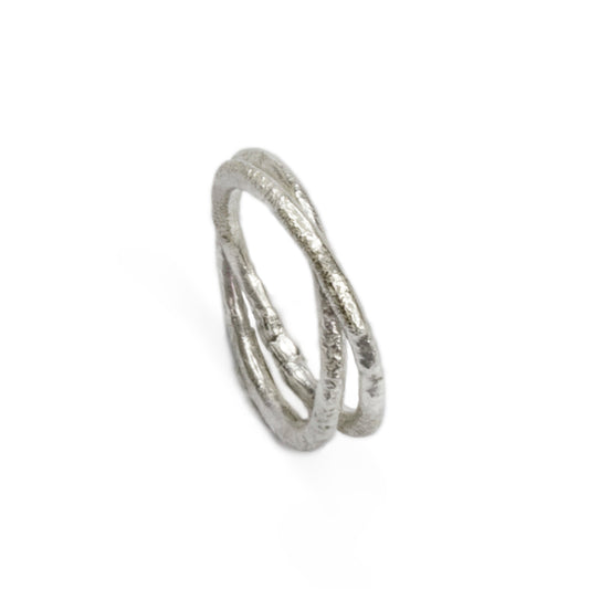 Zilveren ringen Twist