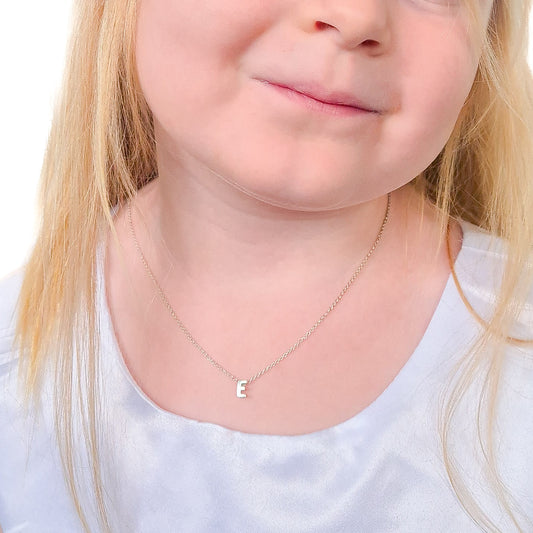 Anker collier + letter (14k roodgoud - PRE-ORDER)