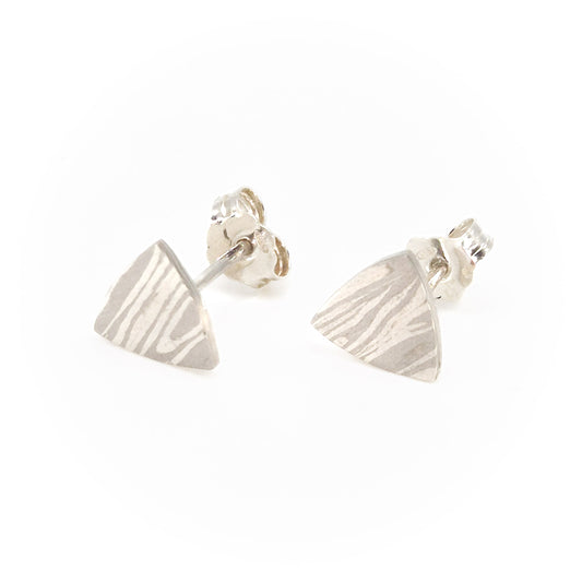 Mokume-gane oorbellen - Triangel - Meerdere uitvoeringen