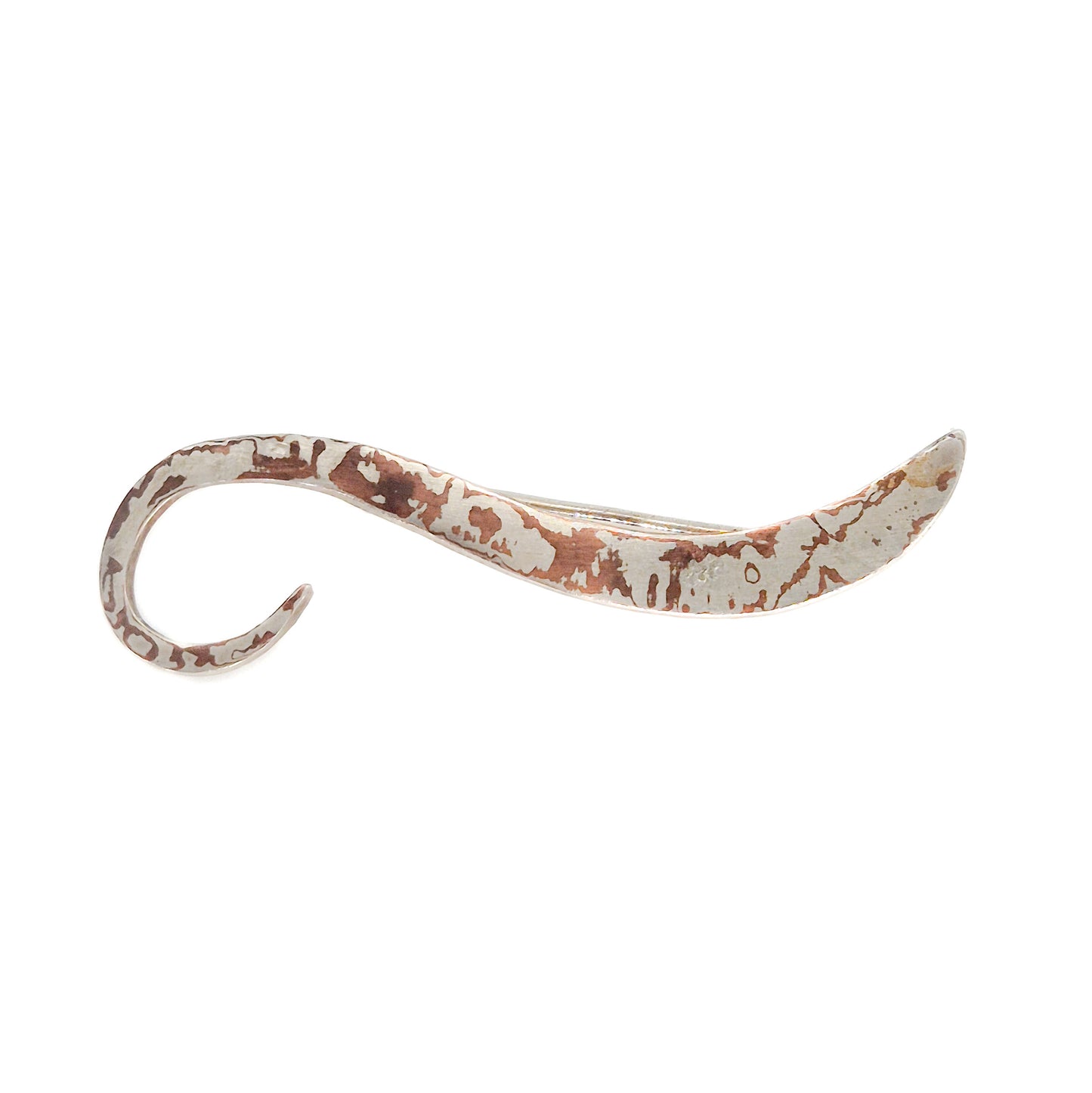 Broche golf - Mokume-gane - Sterling zilver/koper