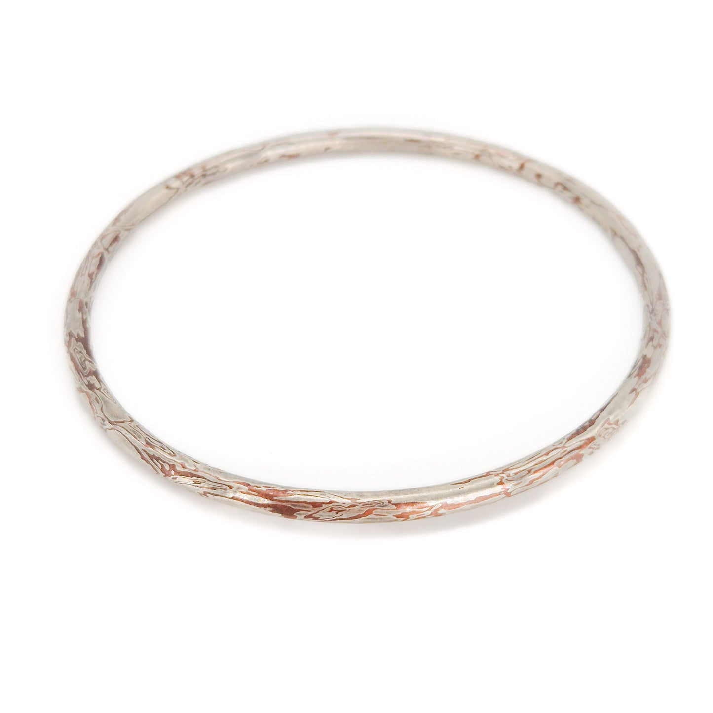 slavenband mokume-gane - Sterling zilver/koper