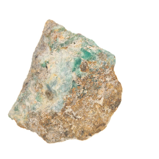 Smaragd in moedergesteente