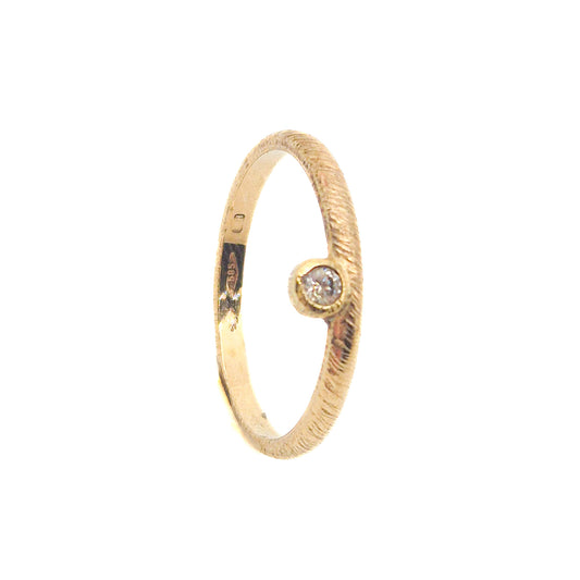 Aanschuifring Geelgoud diamant