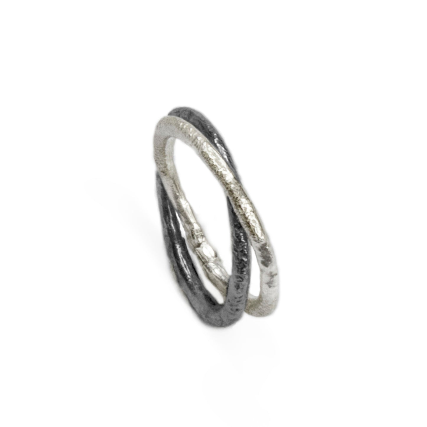 Zilveren ringen Twist