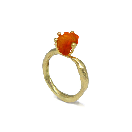 Ruwe vuuropaal ring