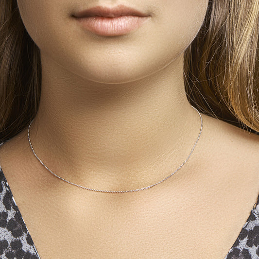 Anker collier gerhodineerd