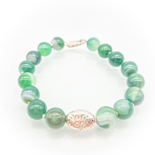 Agaat armband - groen