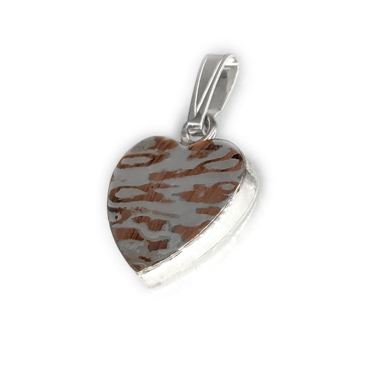Mokume-gane hanger hart