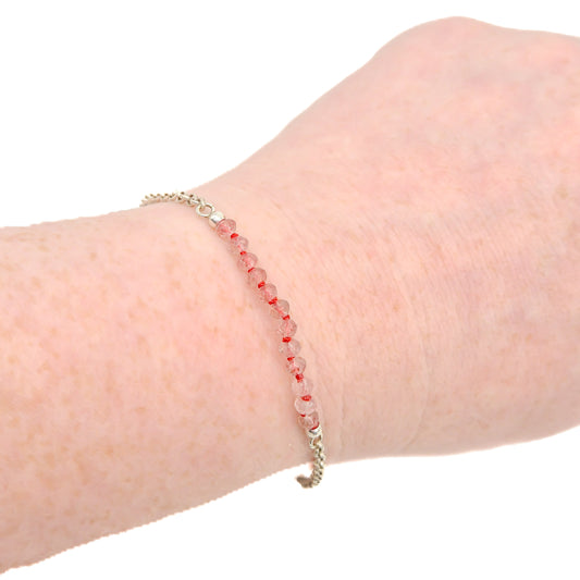 Hematietkwarts armband