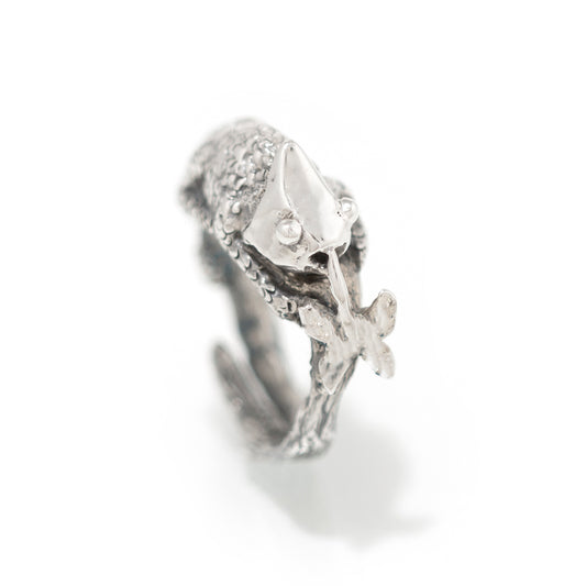 Kameleon en de vlinder ring