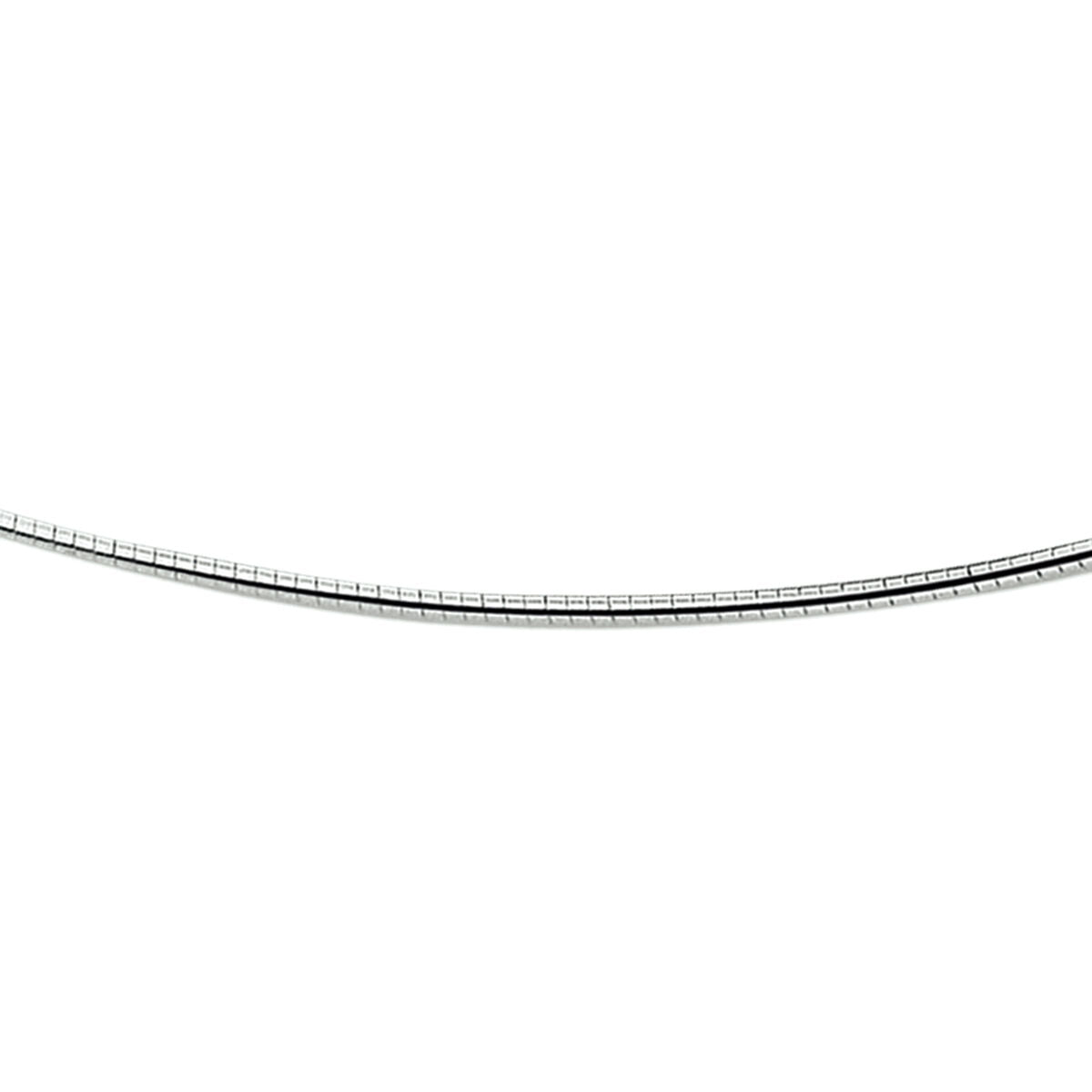 Omega collier zilver