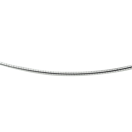 Omega collier zilver