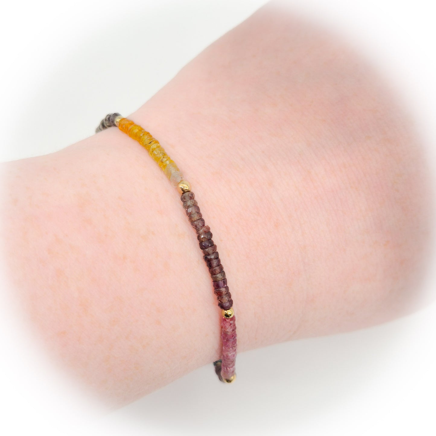 Toermalijn armband - multi colour