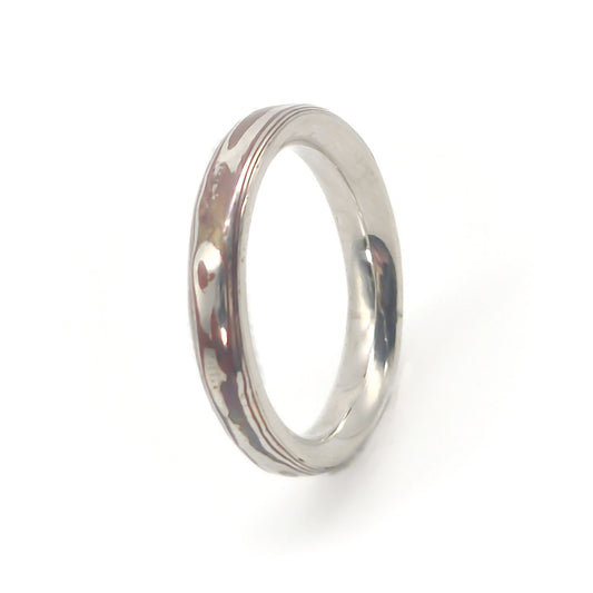 Mokume-gane - koper/zilver