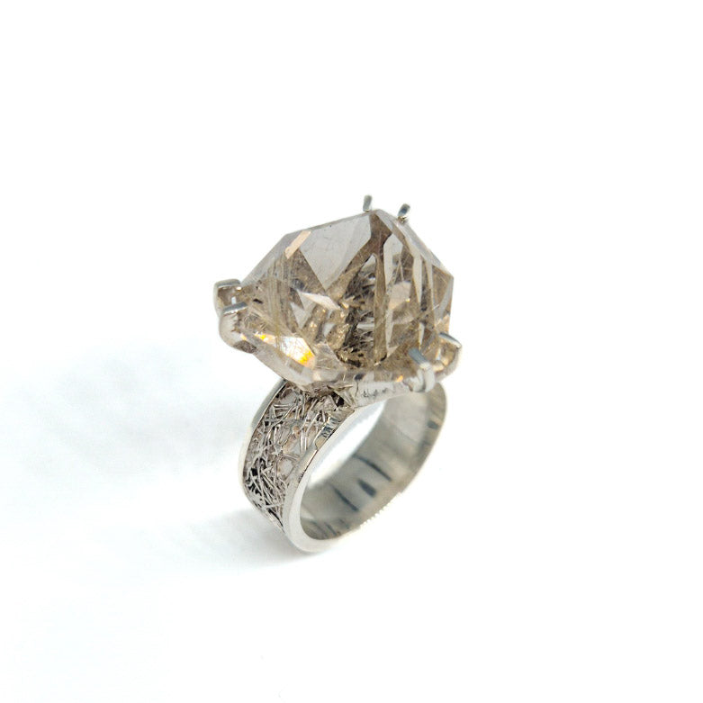 Statement ring - rutielkwarts