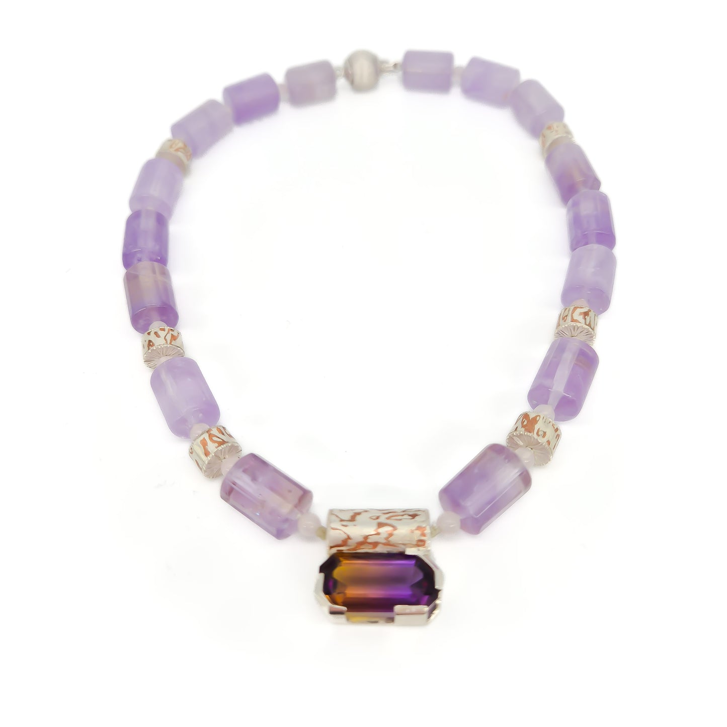 Amethist collier - "krokus"